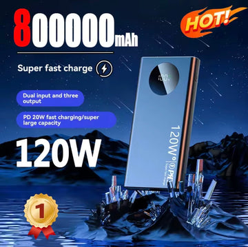 Nexora Titan X™ – 120W Fast Charging Power Bank