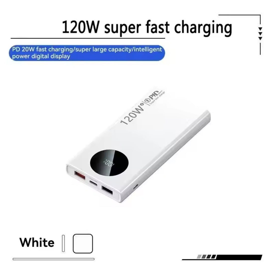 Nexora Titan X™ – 120W Fast Charging Power Bank