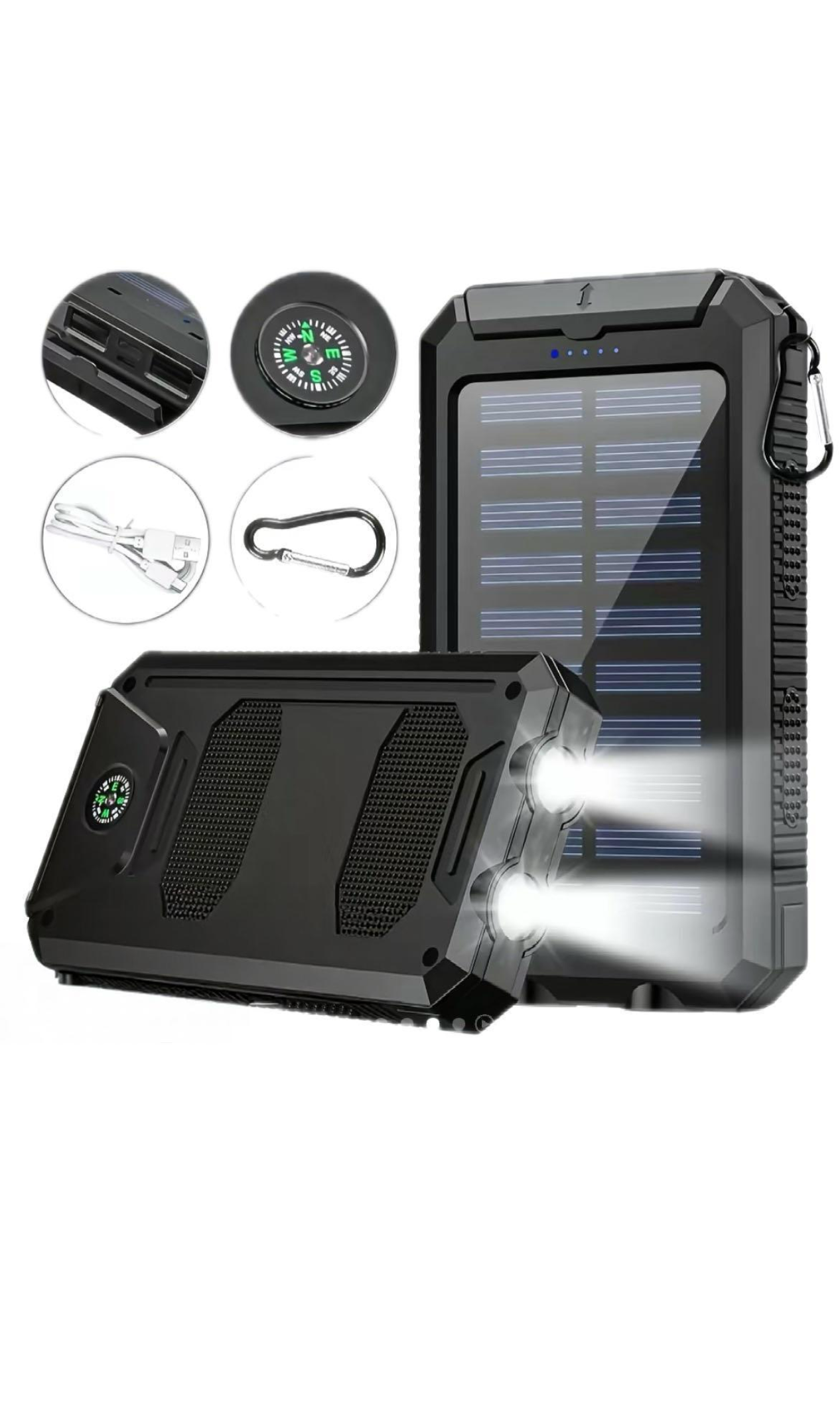 Nexora SolarCharge Pro™ 20000mAh Power Bank