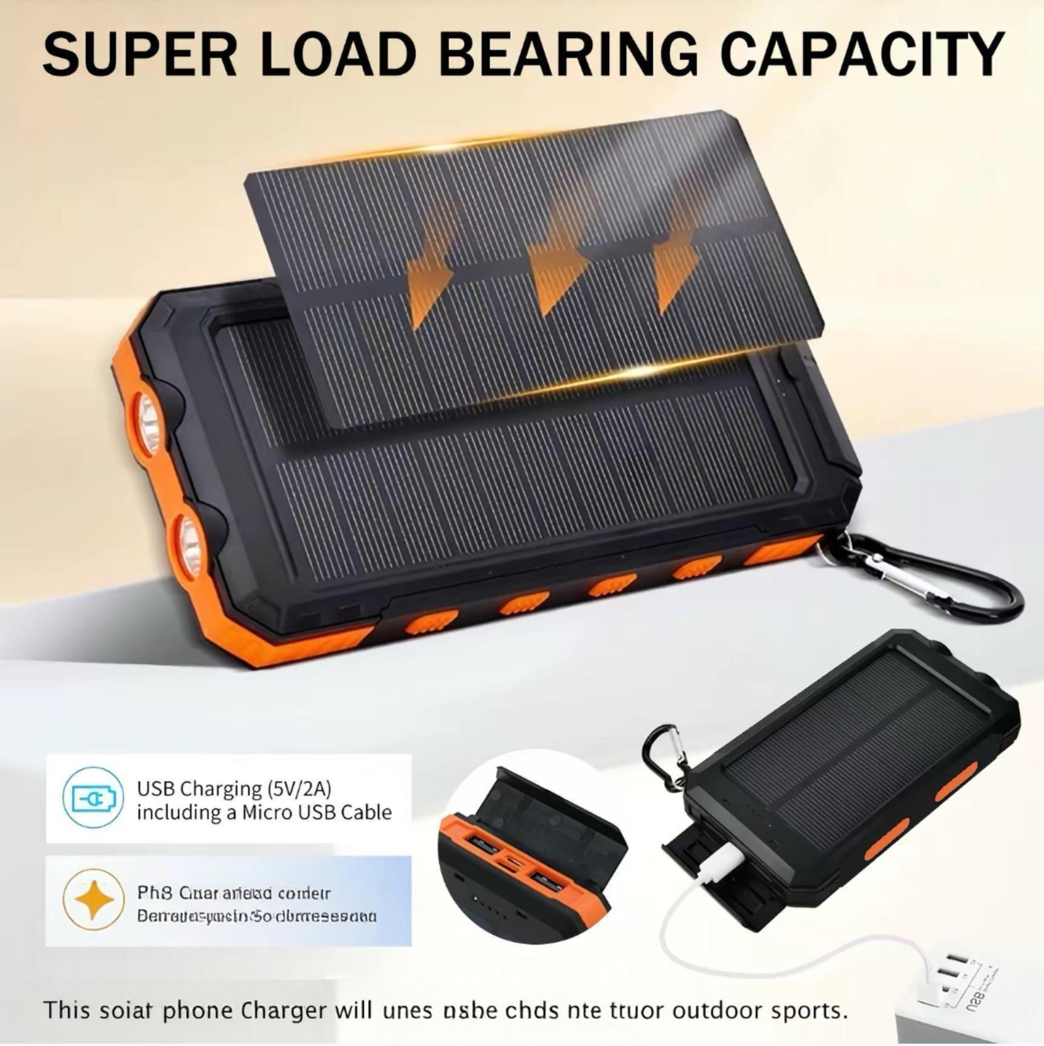 Nexora SolarCharge Pro™ 20000mAh Power Bank