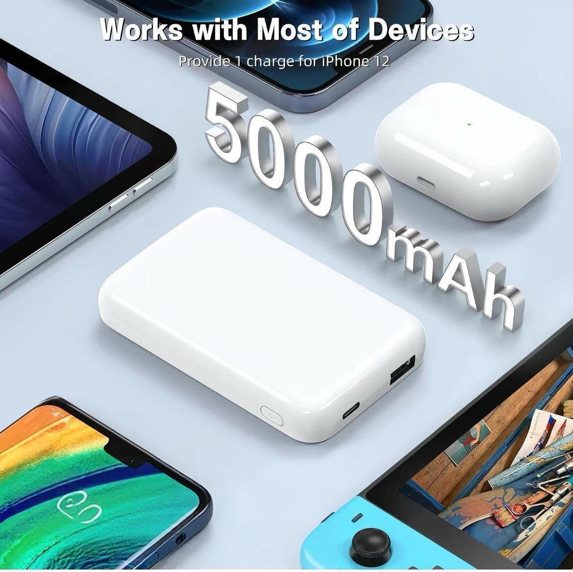 Nexora 5000mAh Power Bank